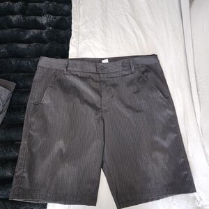 Fila Sport Black Pinstripe Golf Shorts